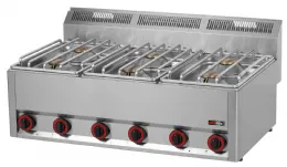 Fourneau à gaz à poser 6 feux 27 kW - Redfox - SP 90 GLS - REDFOX - SP 90 GLS