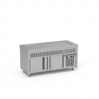 Self-services réfrigérée avec plaque froide et réserve, capacité 4 gn1/1 - eratos - spfr-120 - Eratos - SPFR-120