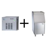 Machine à glaçons en grains modulaire refroidissement à air avec réserve 168kg - 200kg/24h - Simafroid - SPH 255 A + R 130 Machine à glaçons en grains modulaire refroidissement à air avec réserve 168kg - 200kg/24h - Simafroid - SPH 255 A + R 130