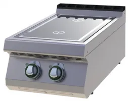 Fourneau triphasé sur placard 2 feux 10 kw - rm gastro - spi 704 es - Rm gastro - SPI 704 ES