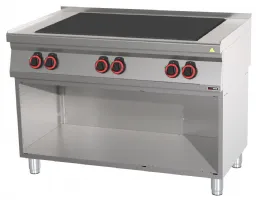 Fourneau triphasé sur placard 6 feux de 2,5 kW - Redfox - SPL 70/120 E Fourneau triphasé sur placard 6 feux de 2,5 kW - Redfox - SPL 70/120 E