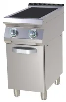 Fourneau triphasé sur placard 2 feux 5 kW - RM Gastro - SPL 740 E