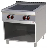 Fourneau triphasé sur placard 4 feux 10 kw - redfox - spl 90/80 e - Redfox - SPL 90/80 E
