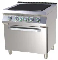 Fourneau triphasé sur four 4 feux 16,3 kw - rm gastro - splt 780/21 e - Rm gastro - SPLT 780/21 E