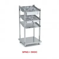 Self-services neutre sur pied avec 3 bacs gn1/1 et 4 bacs gn1/4 - 720x700x1560 mm - eratos - spng - Eratos - SPNG Self-services neutre sur pied avec 3 bacs gn1/1 et 4 bacs gn1/4 - 720x700x1560 mm - eratos - spng - Eratos - SPNG