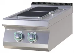 Fourneau triphasé à poser 2 feux 5,2 kw - rm gastro - spq 704 e - Rm gastro - SPQ 704 E Fourneau triphasé à poser 2 feux 5,2 kw - rm gastro - spq 704 e - Rm gastro - SPQ 704 E