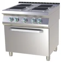 Fourneau triphasé sur four 4 feux 13,5 kW - RM Gastro - SPQT 780/11 E Fourneau triphasé sur four 4 feux 13,5 kW - RM Gastro - SPQT 780/11 E