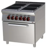 Fourneau triphasé sur four 4 feux 17,13 kw - redfox - spqt 90/80 11 e - Redfox - SPQT 90/80 11 E