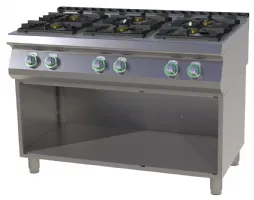 Fourneau à gaz sur placard 6 feux 46,5 kw - rm gastro - sps 7120b g - Rm gastro - SPS 7120B G Fourneau à gaz sur placard 6 feux 46,5 kw - rm gastro - sps 7120b g - Rm gastro - SPS 7120B G