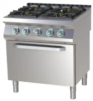 Fourneau four à air pulsé à gaz 4 feux 29,5 kw - rm gastro - spst 780/11 ge - Rm gastro - SPST 780/11 GE Fourneau four à air pulsé à gaz 4 feux 29,5 kw - rm gastro - spst 780/11 ge - Rm gastro - SPST 780/11 GE