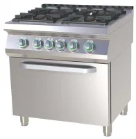 Fourneau à gaz sur four 4 feux 29,5 kw - rm gastro - spst 780/21 ge - Rm gastro - SPST 780/21 GE