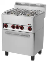 Fourneau à gaz sur four 4 feux 18 kW - Redfox - SPT 60 GLS Fourneau à gaz sur four 4 feux 18 kW - Redfox - SPT 60 GLS