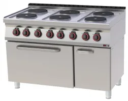 Fourneau triphasé sur four 6 feux 21,9 kW - Redfox - SPT 70/120-21 E Fourneau triphasé sur four 6 feux 21,9 kW - Redfox - SPT 70/120-21 E