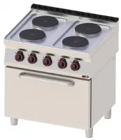 Fourneau triphasé sur four 4 feux 13,4 kW - Redfox - SPT 70/80 11 E