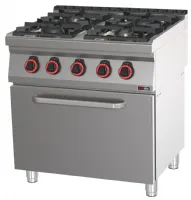 Fourneau à gaz sur four 4 feux 27 kW - Redfox - SPT 70/80 11 GE Fourneau à gaz sur four 4 feux 27 kW - Redfox - SPT 70/80 11 GE