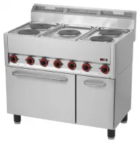 Fourneau triphasé sur four 4 feux 13,13 kW - Redfox - SPT 90/5 ELS Fourneau triphasé sur four 4 feux 13,13 kW - Redfox - SPT 90/5 ELS
