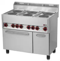 Fourneau triphasé sur four 6 feux 15,13 kW - Redfox - SPT 90 ELS Fourneau triphasé sur four 6 feux 15,13 kW - Redfox - SPT 90 ELS