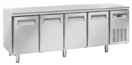 Table réfrigérée positive 4 portes pleines pour plateaux 325x410 485 l - coolhead - sr 4100 - Cool Head Italie - SR 4100