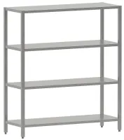 Rayonnage professionnel 4 étagères en inox 1600x400x1800 mm - diamond - sr1644-se4 - Diamond - SR1644-SE4 Rayonnage professionnel 4 étagères en inox 1600x400x1800 mm - diamond - sr1644-se4 - Diamond - SR1644-SE4