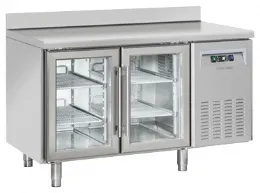 Table réfrigérée positive 2 portes vitrées pour plateaux 325x410 avec dosseret 230 l - coolhead - srg 2200 - Cool Head Italie - SRG 2200 Table réfrigérée positive 2 portes vitrées pour plateaux 325x410 avec dosseret 230 l - coolhead - srg 2200 - Cool Head Italie - SRG 2200