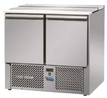Saladette réfrigérée professionnelle 2 portes 220 l couvercles non inclus - sofraca - srm2p - Sofraca - SRM2P