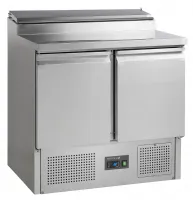 Comptoir de préparation de sandwich gn1/1 - 2 portes pleines inox 201 l positive - tefcold - ss920 - Tefcold - SS920 Comptoir de préparation de sandwich gn1/1 - 2 portes pleines inox 201 l positive - tefcold - ss920 - Tefcold - SS920