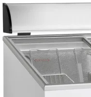 Photo 3 - Congélateur bahut couvercle vitré de crème glacée 1 couvercle à charnières - tefcold - st160 - Tefcold - ST160