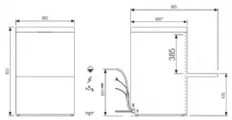 Photo 3 - Lave-vaisselle - 15 litres - startech dg - panier 500 x 500 mm - adoucisseur - colged - star605dga - Colged - STAR605DGA