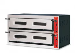 Four à pizza électrique professionnel monophasé ou triphasé 2 chambres 3+3 plaques 40x60 cm - ggf - t 33 - Ggf - T 33 Four à pizza électrique professionnel monophasé ou triphasé 2 chambres 3+3 plaques 40x60 cm - ggf - t 33 - Ggf - T 33