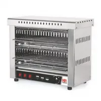 Toaster double corps inox avec minuteur 3600 W Monophasé - Hr Fainca - T06CON Toaster double corps inox avec minuteur 3600 W Monophasé - Hr Fainca - T06CON