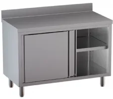 Meuble bas professionnel en inox avec dosseret arrière doubles - diamond - ta126d-sa2 - Diamond - TA126D-SA2 Meuble bas professionnel en inox avec dosseret arrière doubles - diamond - ta126d-sa2 - Diamond - TA126D-SA2