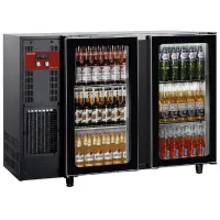Arrière bar professionnel 2 portes vitrées, 375 litres, positif - Diamond Promo - TAVT/2G-R2 Arrière bar professionnel 2 portes vitrées, 375 litres, positif - Diamond Promo - TAVT/2G-R2