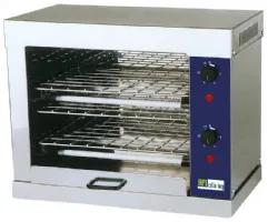 Toaster électrique 2 niveaux grille de protection, minuterie 0-15 min et sélecteur de chauffe sol/voûte - Afi-Collin-Lucy - TB33 Toaster électrique 2 niveaux grille de protection, minuterie 0-15 min et sélecteur de chauffe sol/voûte - Afi-Collin-Lucy - TB33