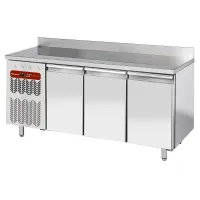 Table frigorifique murale ventilée 3 portes positive 405 l 1805x700x880/900(+85) mm - diamond - tg3n/hagx-r2 - Diamond - TG3N/HAGX-R2