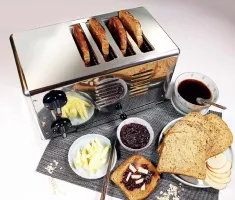 Photo 2 - Toaster professionnel 4 rubans monophasé 1800 w 370x210x230 mm - sofraca - tg4 - Sofraca - TG4