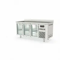 Table desserte réfrigérée positive 3 portes vitrées 399 l - coreco - tgrv-180-s - Coreco - TGRV-180-S