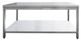 Table de Travail Inox - centrale, 1400 x 700 x850 mm - Skyrainbow - THATS147 Table de Travail Inox - centrale, 1400 x 700 x850 mm - Skyrainbow - THATS147