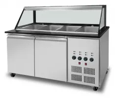 Bain-marie professionnel à eau 4 x GN 1/1 30°C à 85°C - Skyrainbow - THBM158S - SKYRAINBOW - THBM158S Bain-marie professionnel à eau 4 x GN 1/1 30°C à 85°C - Skyrainbow - THBM158S - SKYRAINBOW - THBM158S