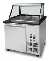 Bain-marie professionnel à eau 2 x GN 1/1 température 30°C à 85°C - Skyrainbow - THBM88S - SKYRAINBOW - THBM88S Bain-marie professionnel à eau 2 x GN 1/1 température 30°C à 85°C - Skyrainbow - THBM88S - SKYRAINBOW - THBM88S