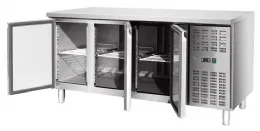 Photo 3 - Table desserte négative - meuble réfrigéré 3 portes, 1800x700x 860 mm - skyrainbow - thp3100bt - Skyrainbow - THP3100BT