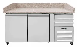 Table réfrigérée 2 portes, 1620 x 800 x 1000 mm - Skyrainbow - THPZ2600TNF Table réfrigérée 2 portes, 1620 x 800 x 1000 mm - Skyrainbow - THPZ2600TNF