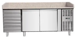 Table réfrigérée 2 portes + 7 tiroirs, 2025 x 800 x 1000 mm - skyrainbow - thpz2610tn - Skyrainbow - THPZ2610TN Table réfrigérée 2 portes + 7 tiroirs, 2025 x 800 x 1000 mm - skyrainbow - thpz2610tn - Skyrainbow - THPZ2610TN
