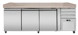 Table réfrigérée 3 portes, 2130 x 800 x 1000 mm - Skyrainbow - THPZ3600TNF Table réfrigérée 3 portes, 2130 x 800 x 1000 mm - Skyrainbow - THPZ3600TNF