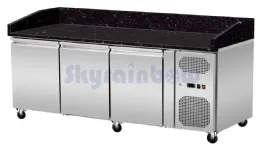 Table réfrigérée granit Noir Galaxy 3 portes, 2025 x 800 x 1000 mm - Skyrainbow - THPZ3600TNS Table réfrigérée granit Noir Galaxy 3 portes, 2025 x 800 x 1000 mm - Skyrainbow - THPZ3600TNS