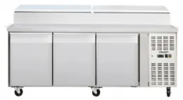 Saladette réfrigérée - 3 portes, 2020 x 800 x 1050 mm - skyrainbow - thsh3000800 - Skyrainbow - THSH3000800 Saladette réfrigérée - 3 portes, 2020 x 800 x 1050 mm - skyrainbow - thsh3000800 - Skyrainbow - THSH3000800