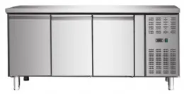 Photo 2 - Table desserte négative - meuble réfrigéré 3 portes, 1800x600x 860 mm - skyrainbow - thsnack3100bt - Skyrainbow - THSNACK3100BT