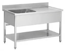 Plonge inox - 1 bac - égouttoir à droite, 1200 x 600 x850 mm - skyrainbow - thstr126bl1 - Skyrainbow - THSTR126BL1 Plonge inox - 1 bac - égouttoir à droite, 1200 x 600 x850 mm - skyrainbow - thstr126bl1 - Skyrainbow - THSTR126BL1