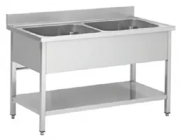 Plonge inox - 2 bacs sans égouttoir, 1200 x 700 x850 mm - skyrainbow - thstr127bm2 - Skyrainbow - THSTR127BM2 Plonge inox - 2 bacs sans égouttoir, 1200 x 700 x850 mm - skyrainbow - thstr127bm2 - Skyrainbow - THSTR127BM2