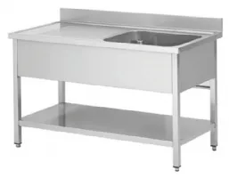 Plonge inox - 1 bac - égouttoir à gauche, 1400 x 700 x850+100 mm - skyrainbow - thstr147br1 - Skyrainbow - THSTR147BR1 Plonge inox - 1 bac - égouttoir à gauche, 1400 x 700 x850+100 mm - skyrainbow - thstr147br1 - Skyrainbow - THSTR147BR1