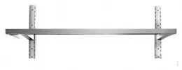 Étagère murale Inox - 1 niveau, 800x400 x 350 mm - Skyrainbow - THWBS1R84